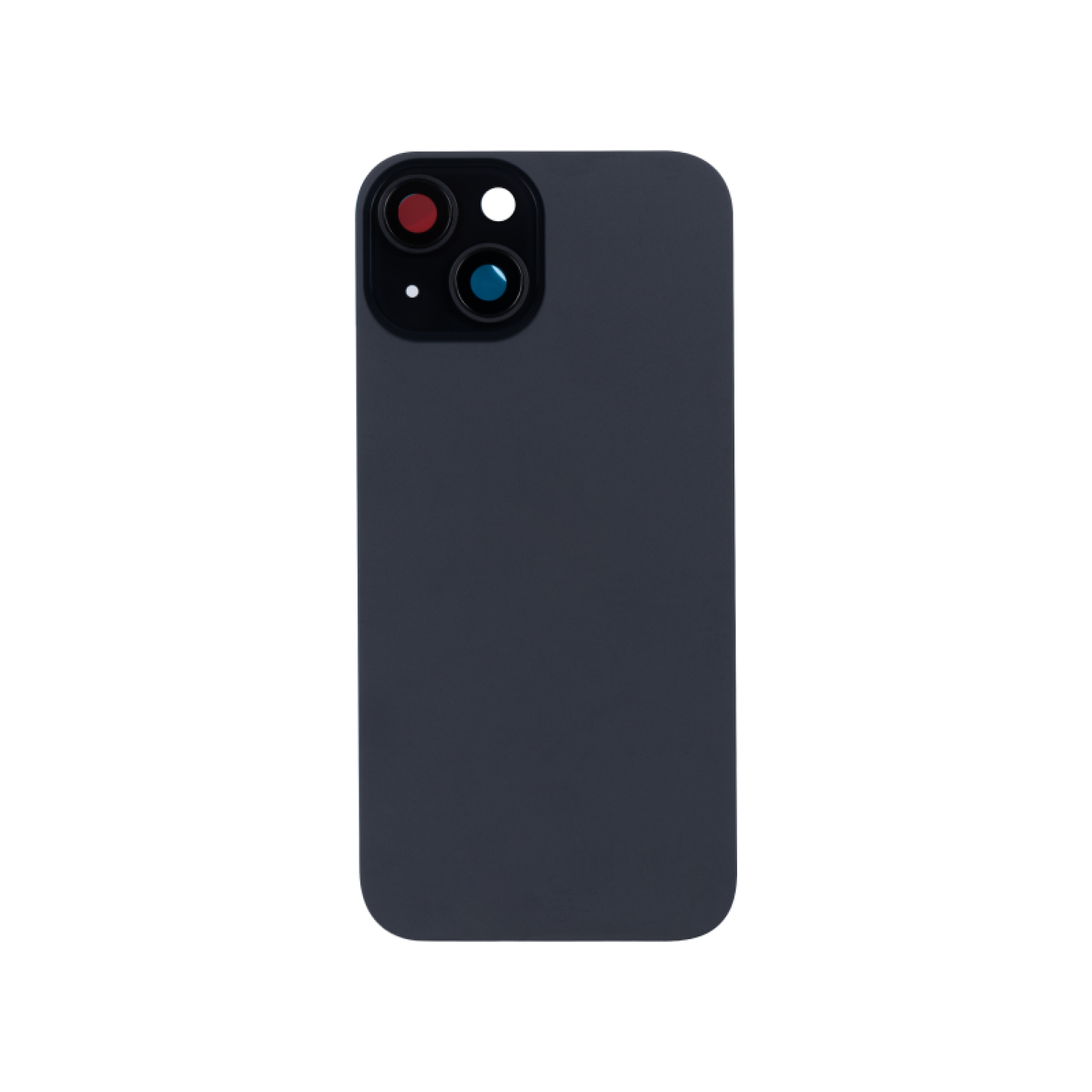 Vitre arrière iPhone 15 Plus Noir (Cadre caméra agrandi, sans logo)