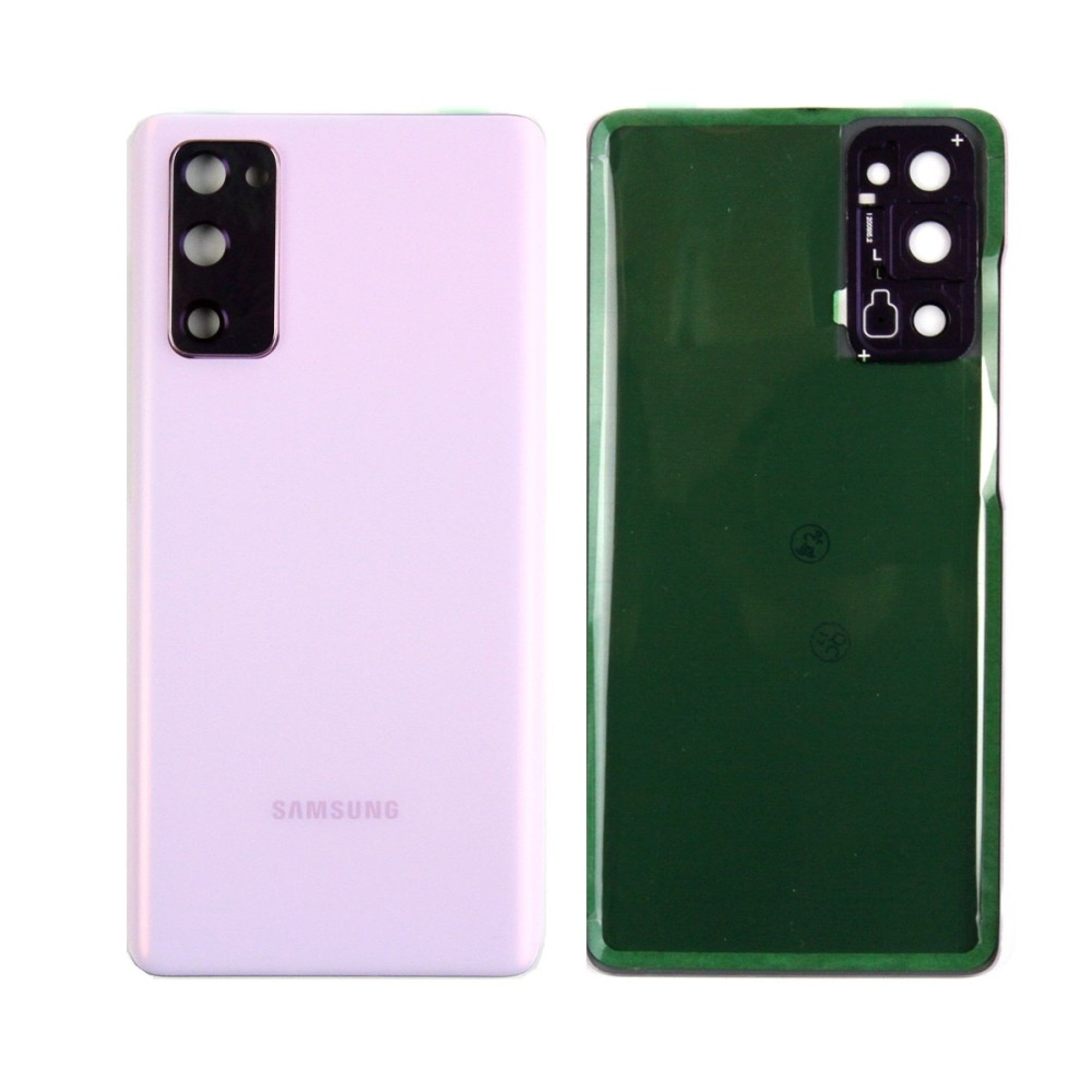Vitre arrière originale Samsung Galaxy S20 FE 5G G781 Lavande Nuage Avec lentille