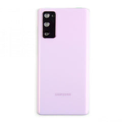 Vitre arrière originale Samsung Galaxy S20 FE 5G G781 Lavande Nuage Avec lentille
