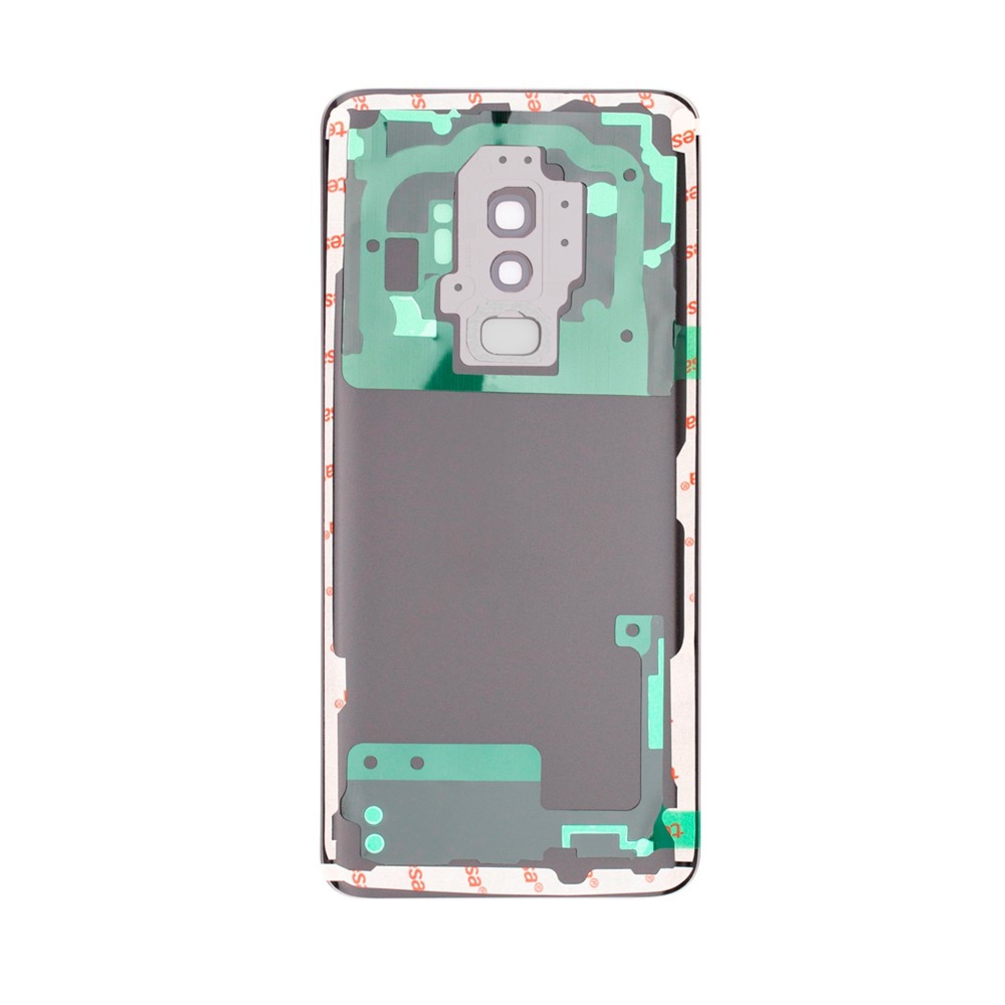 Samsung Galaxy S9 Plus G965 Vitre arrière gris titane avec lentille - OEM