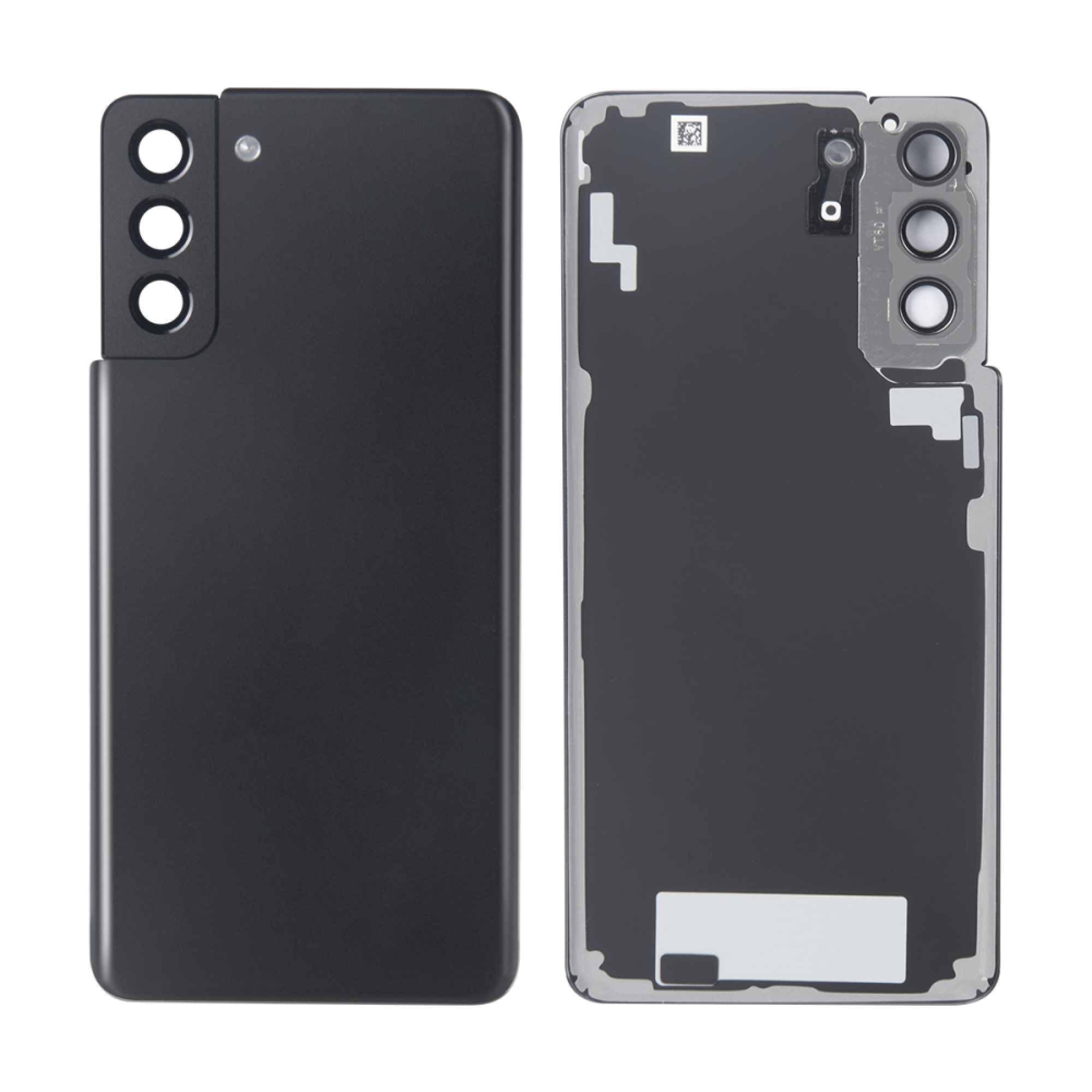 Vitre arrière Samsung Galaxy S21 Plus 5G G996 Noir Phantom Avec lentille - OEM