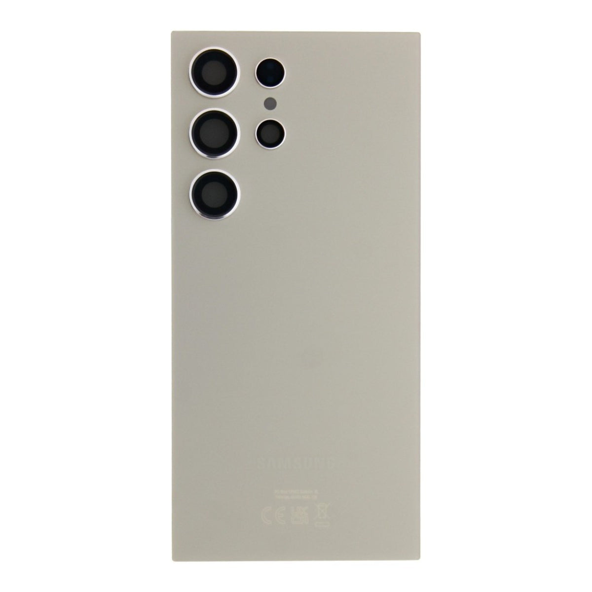 Vitre arrière Originale Samsung Galaxy S24 Ultra S928B Gris Titane avec lentille
