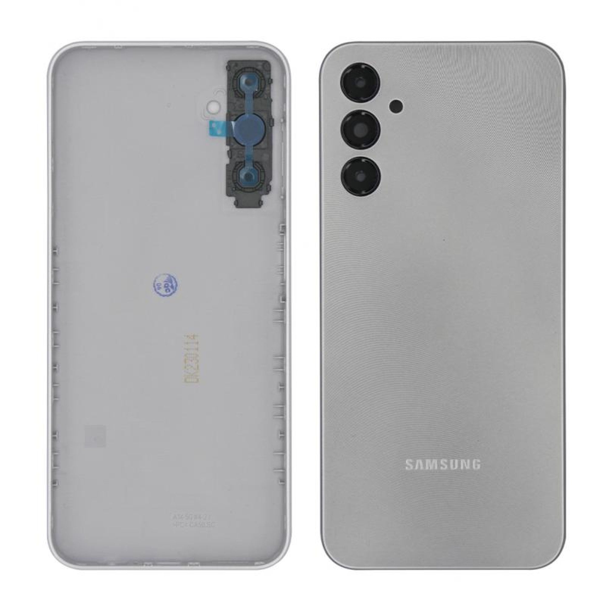 Vitre arrière Samsung Galaxy A14 5G A146B Argentée avec lentille – OEM