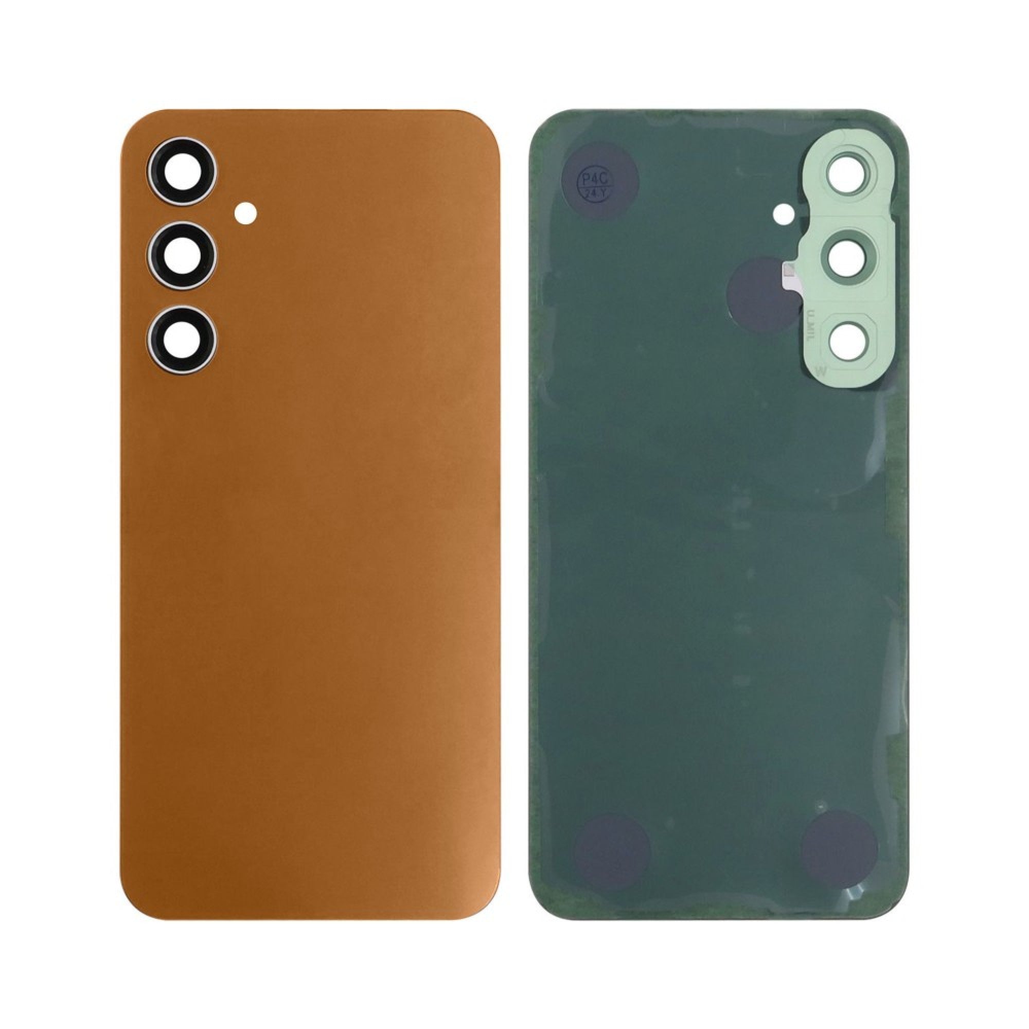 Vitre arrière Samsung Galaxy S23 FE S711 Mandarine avec lentille – OEM