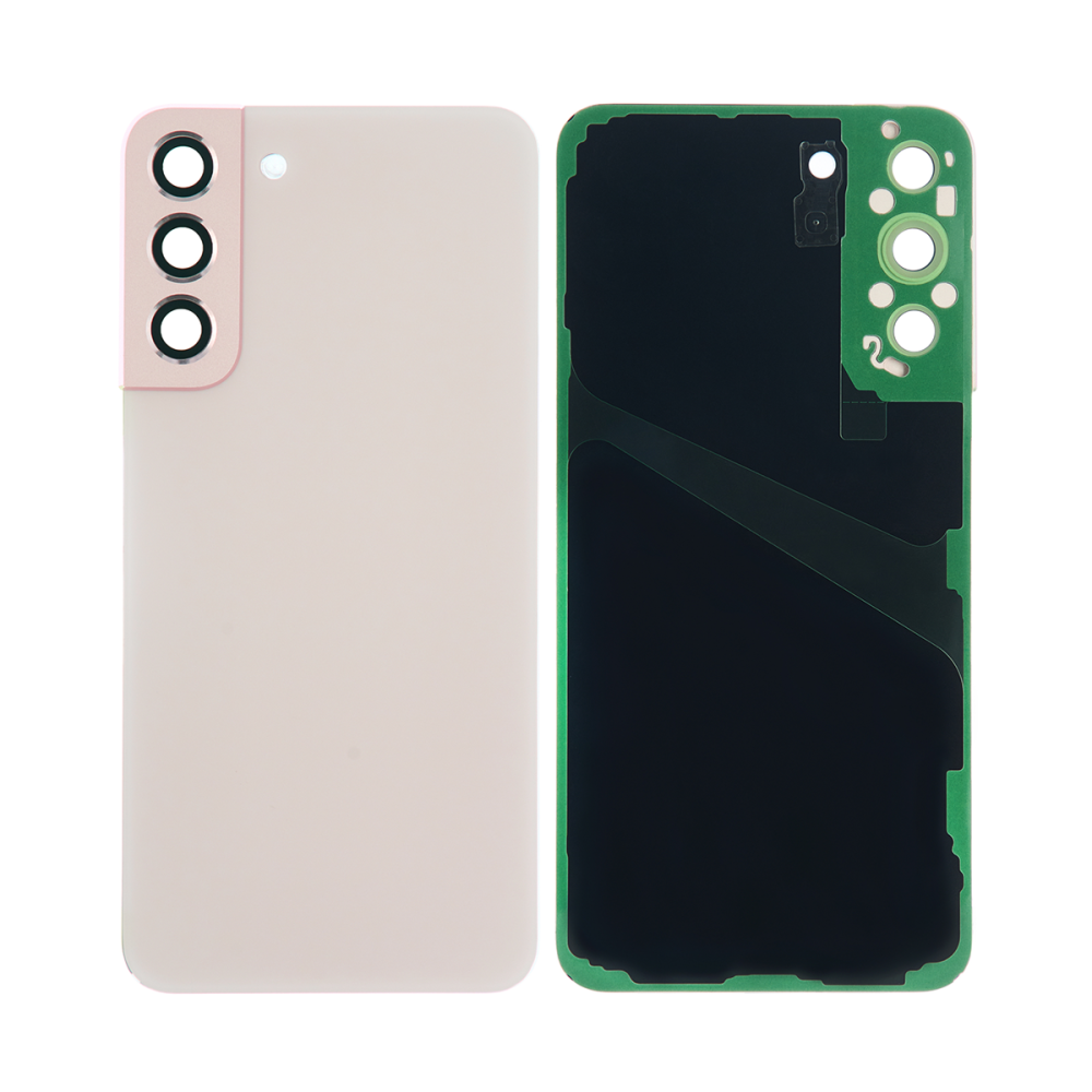 Vitre arrière Samsung Galaxy S22 Plus S906 Rose Doré avec lentille – OEM