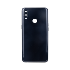 Vitre arrière Samsung Galaxy A10s A107F Noire avec lentille – OEM