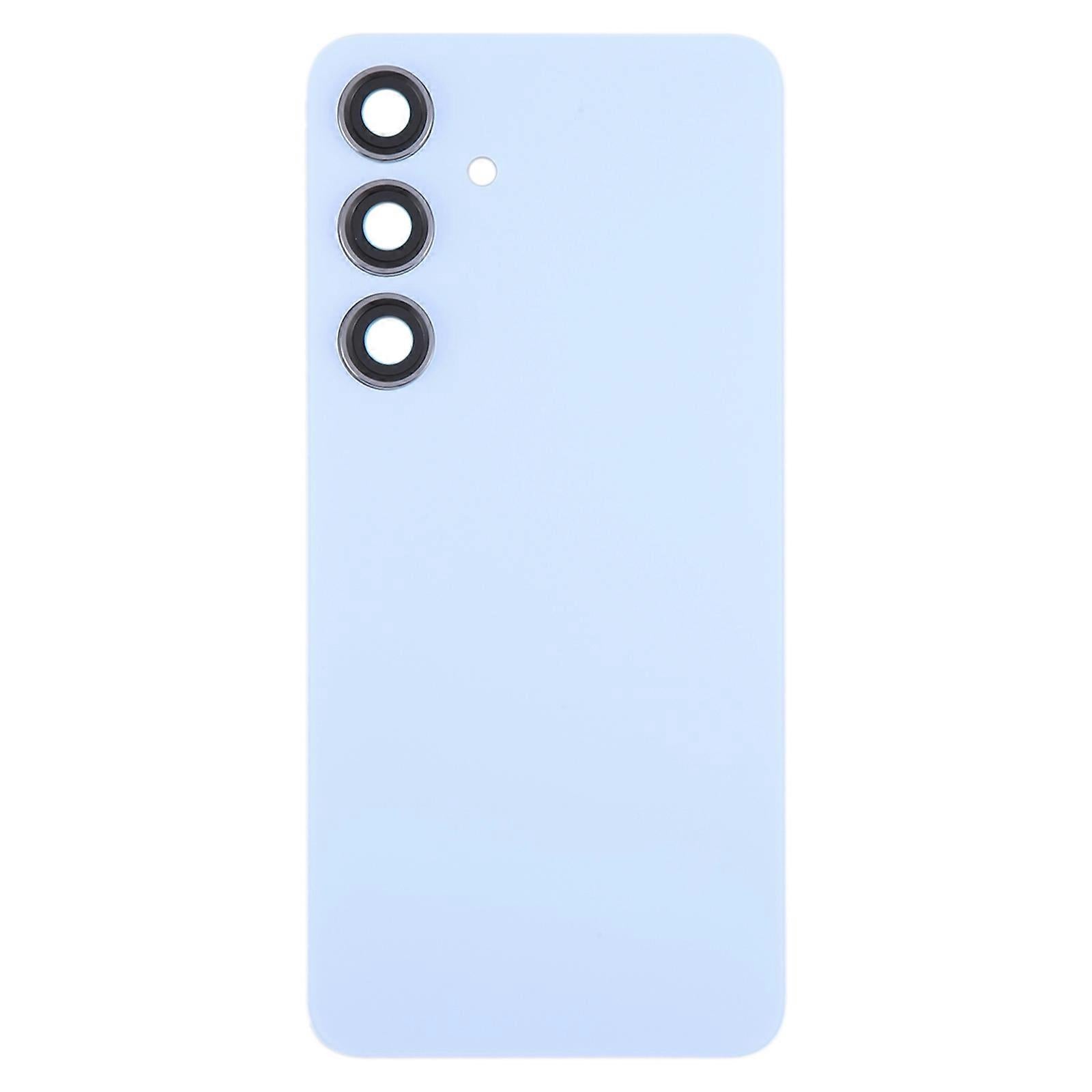 Vitre arrière Samsung Galaxy S24 FE S721 Bleu avec lentille – OEM