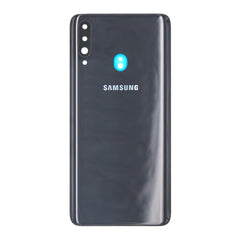 Vitre arrière Samsung Galaxy A20s A207F Noire avec lentille – OEM