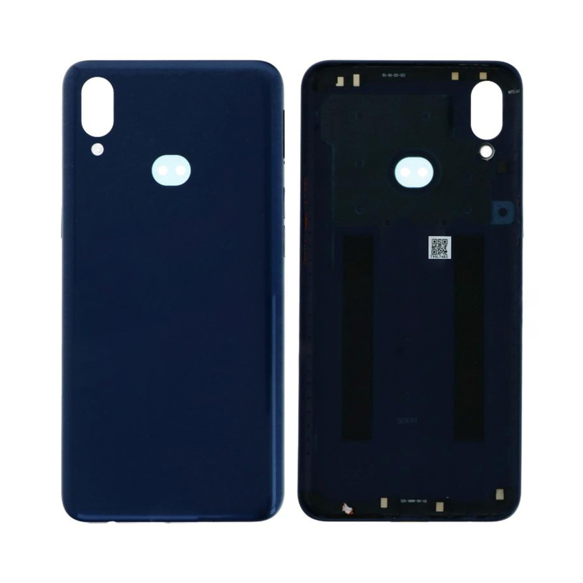 Vitre arrière Samsung Galaxy A10s A107F Bleue avec lentille – OEM