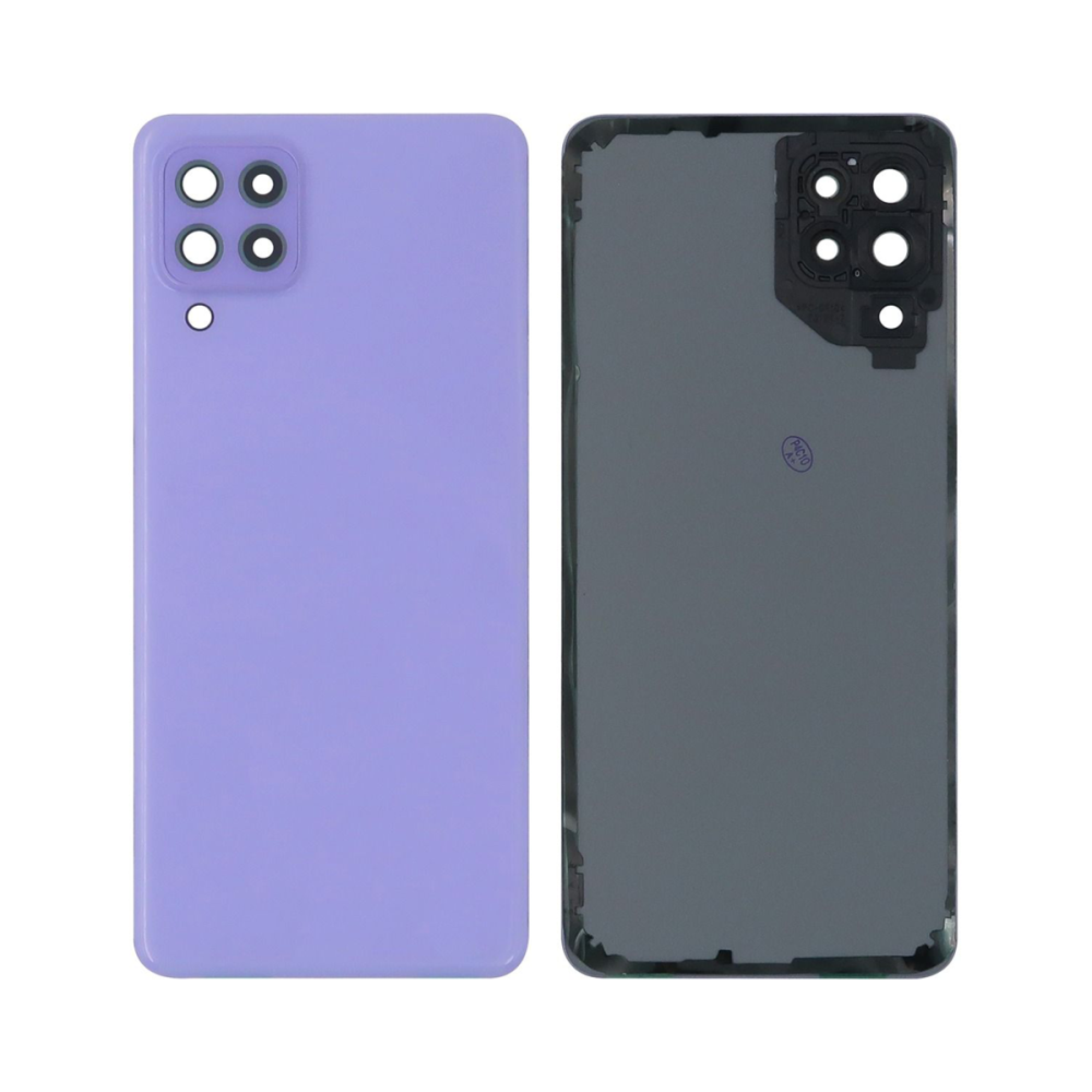 Vitre arrière Samsung Galaxy A22 A225 Violette avec lentille – OEM