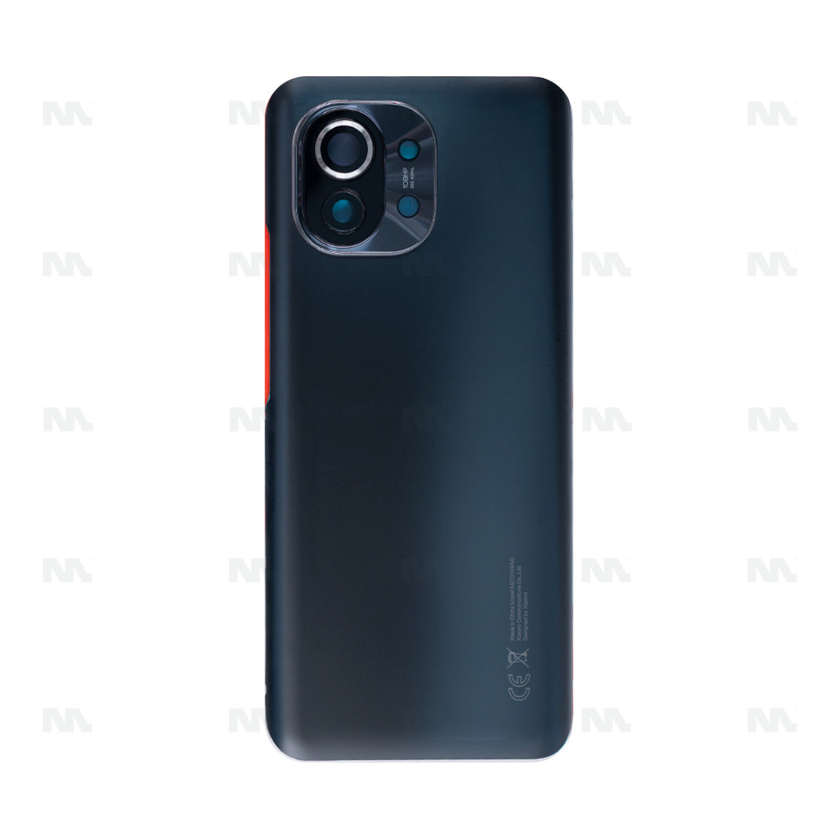 Vitre arrière Xiaomi Mi 11 (M2011K2C) Gris avec lentille - OEM