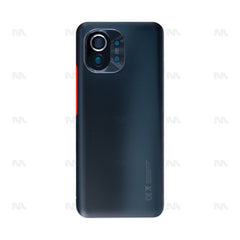 Vitre arrière Xiaomi Mi 11 (M2011K2C) Gris avec lentille - OEM