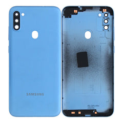 Vitre arrière Samsung Galaxy A11 A115F Bleue avec lentille – OEM