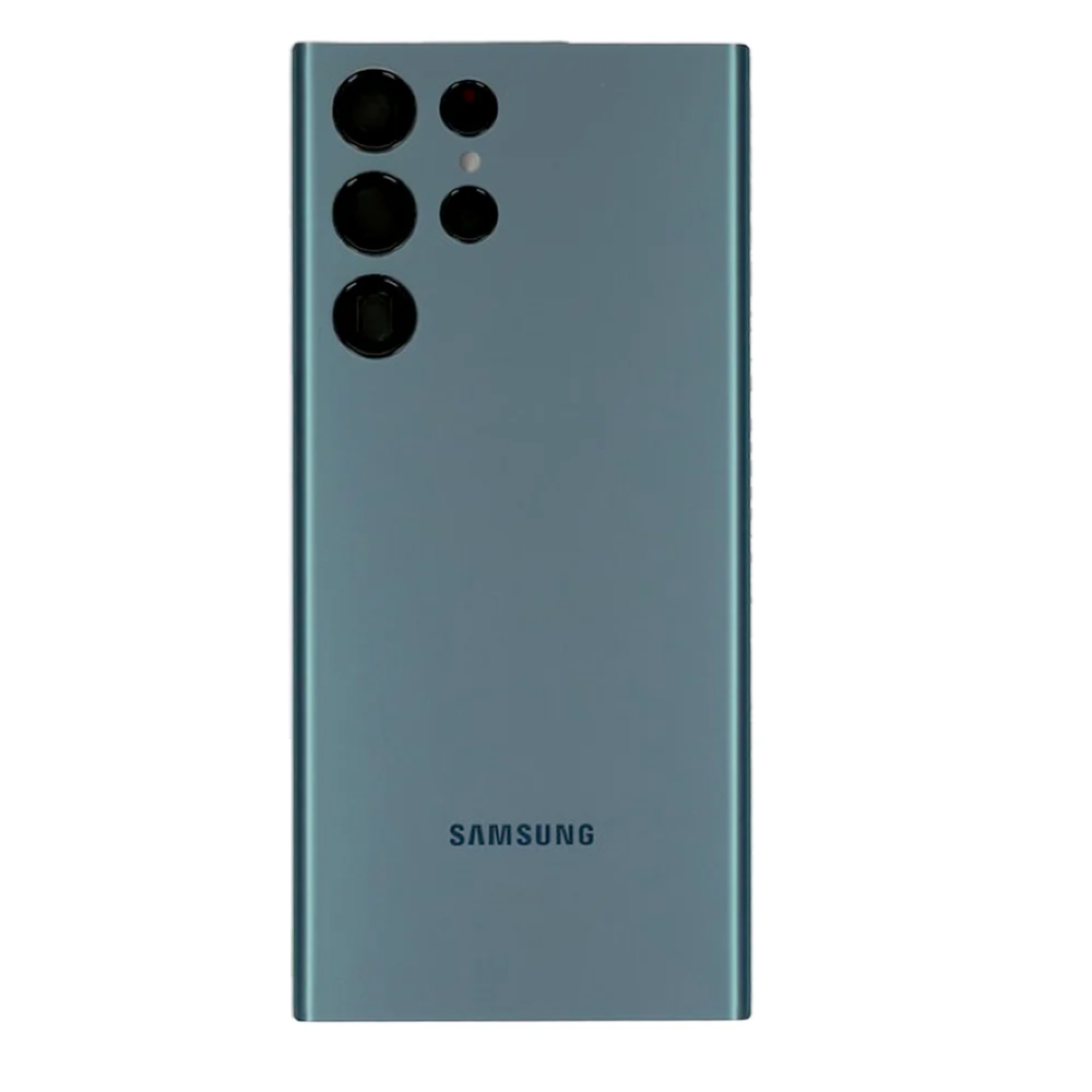 Vitre arrière originale Samsung Galaxy S22 Ultra S908 Verte avec lentille