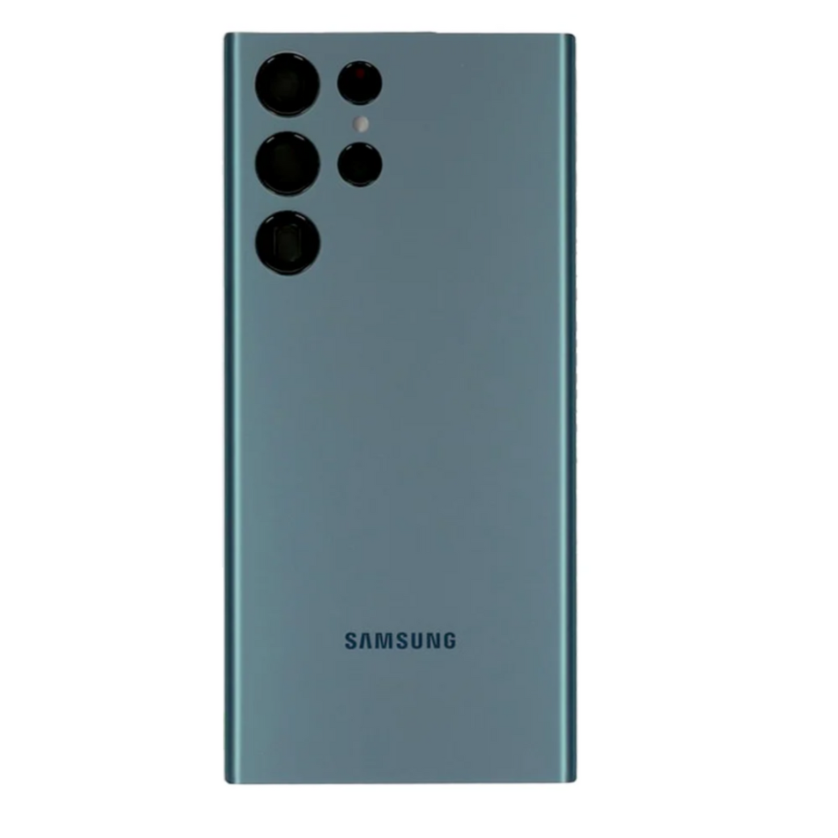 Vitre arrière originale Samsung Galaxy S22 Ultra S908 Verte avec lentille