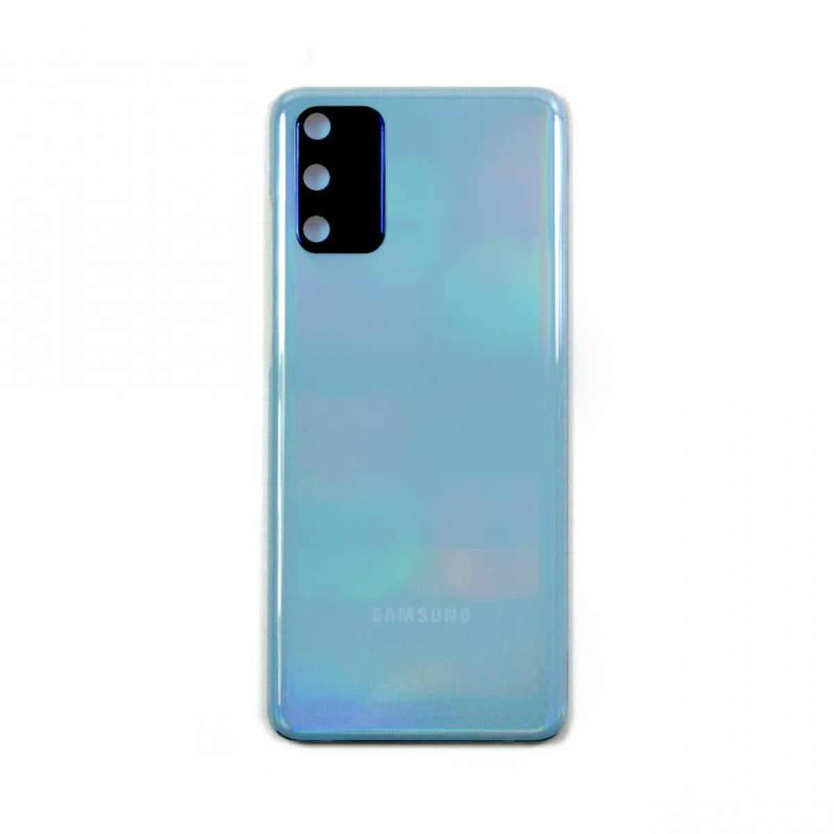 Vitre arrière Samsung Galaxy S20 Plus G985 Bleu Nuage Avec lentille - OEM