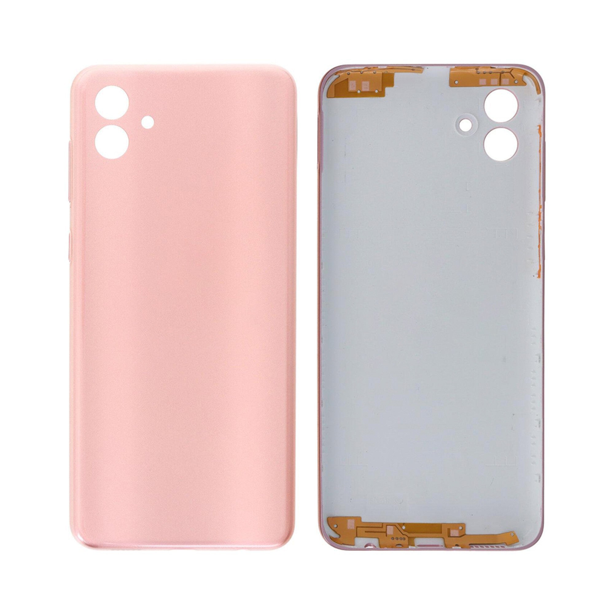 Vitre arrière Samsung Galaxy A04 A045F Rose avec lentille - OEM