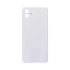 Vitre arrière Samsung Galaxy A04 A045F Blanche avec lentille - OEM