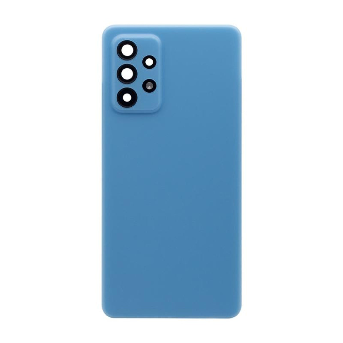 Samsung Galaxy A52 4G A525, A52 5G A526, A52s A528 Vitre arrière Bleu avec lentille - OEM