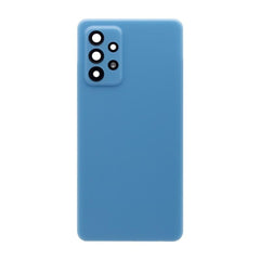 Samsung Galaxy A52 4G A525, A52 5G A526, A52s A528 Vitre arrière Bleu avec lentille - OEM