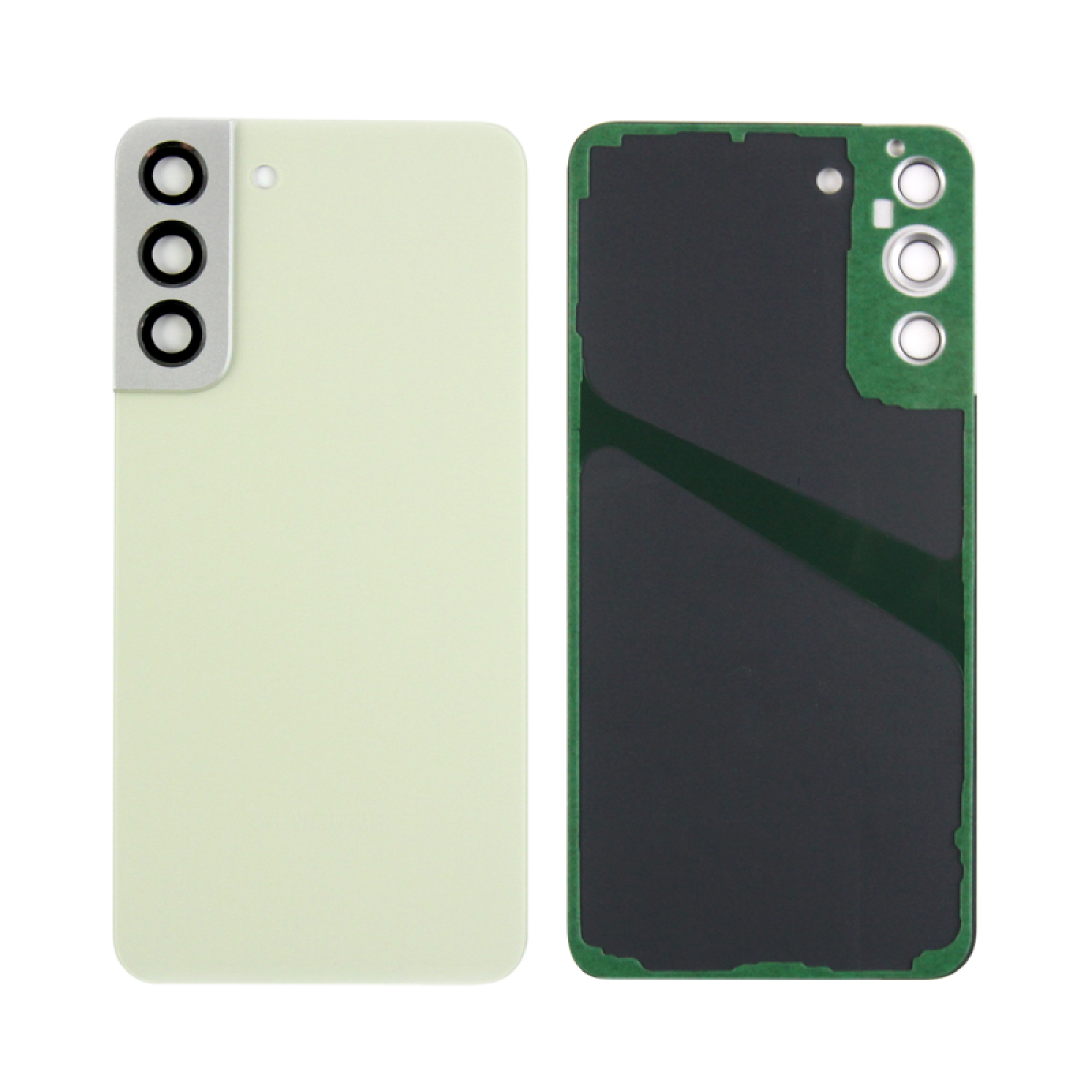 Vitre arrière Originale Samsung Galaxy S22 Plus S906 Crème avec lentille
