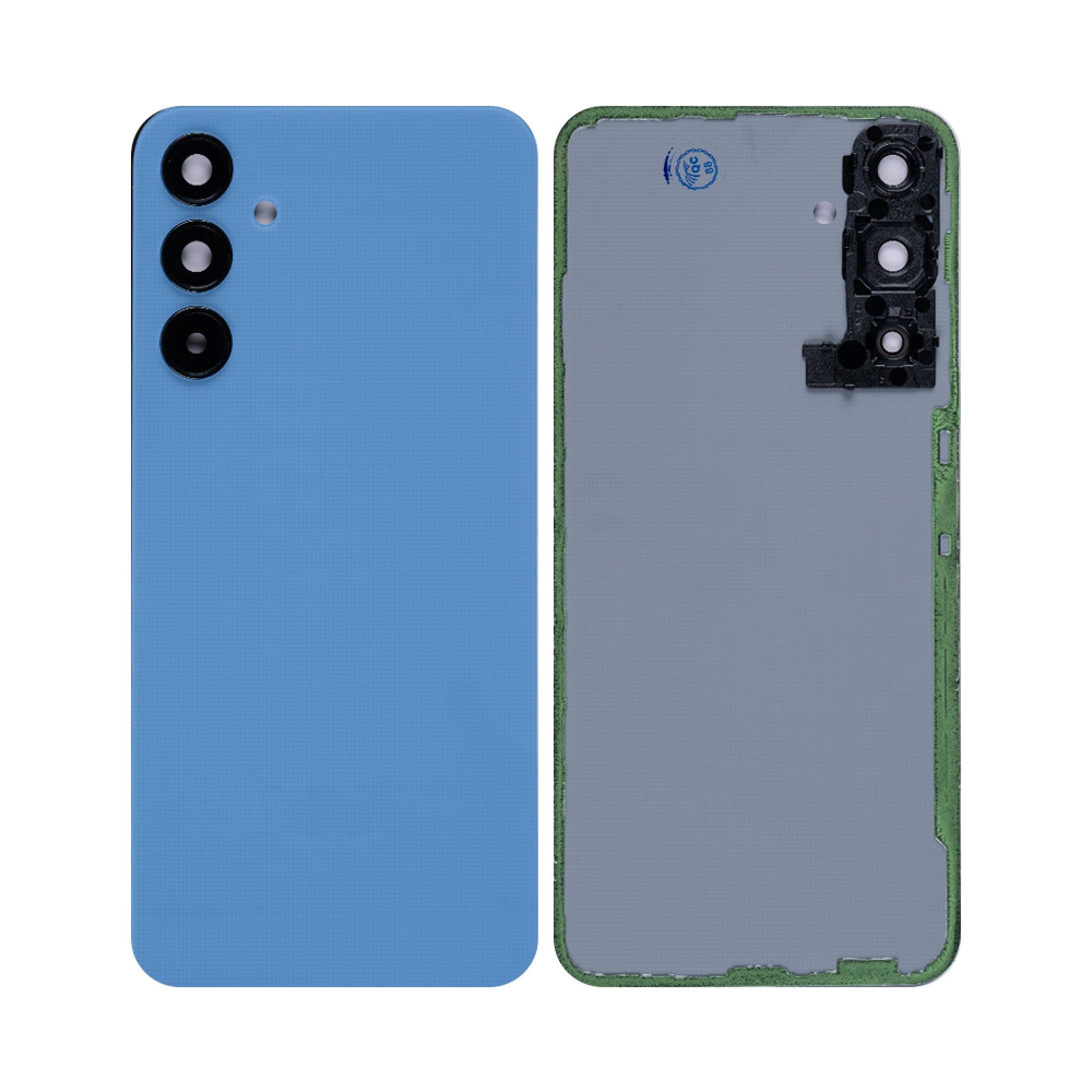 Vitre arrière Samsung Galaxy A25 A256B Optimistic Bleu avec lentille – OEM
