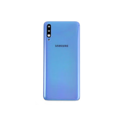 Samsung Galaxy A70 A705 Vitre arrière bleue avec lentille - OEM