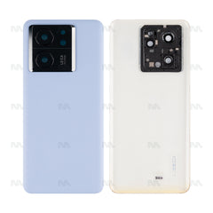 Vitre arrière Xiaomi 13T (2306EPN60G) Alpine Blue avec lentille - OEM