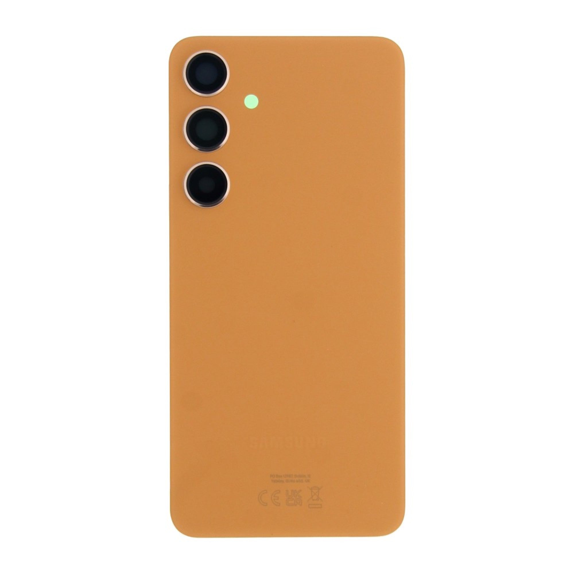 Vitre arrière originale Samsung Galaxy S24 Plus S926 Orange Sable avec lentille