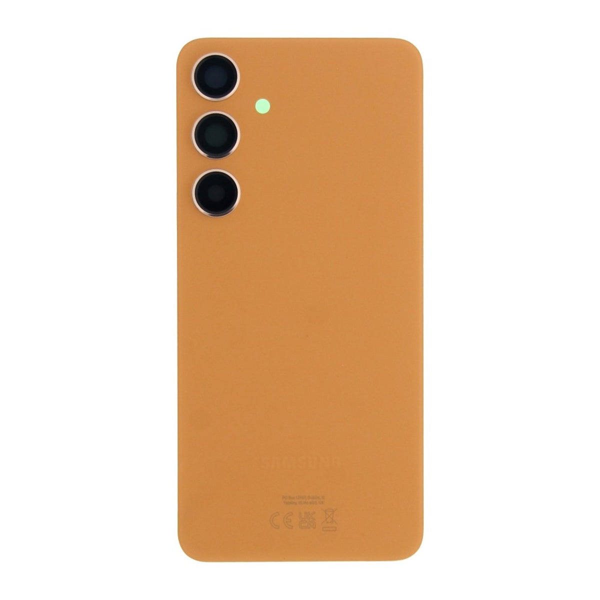 Vitre arrière originale Samsung Galaxy S24 Plus S926 Orange Sable avec lentille