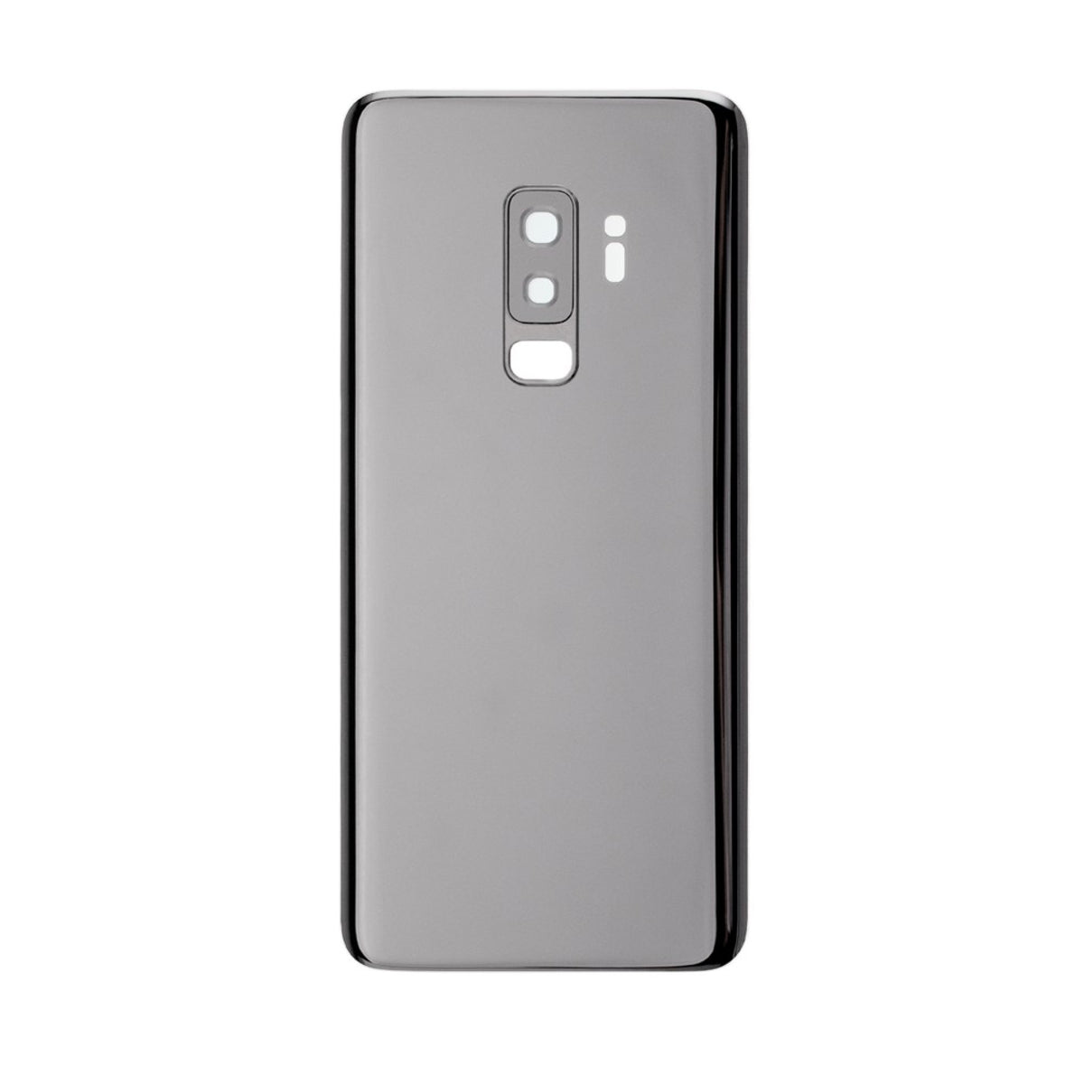 Samsung Galaxy S9 Plus G965 Vitre arrière gris titane avec lentille - OEM