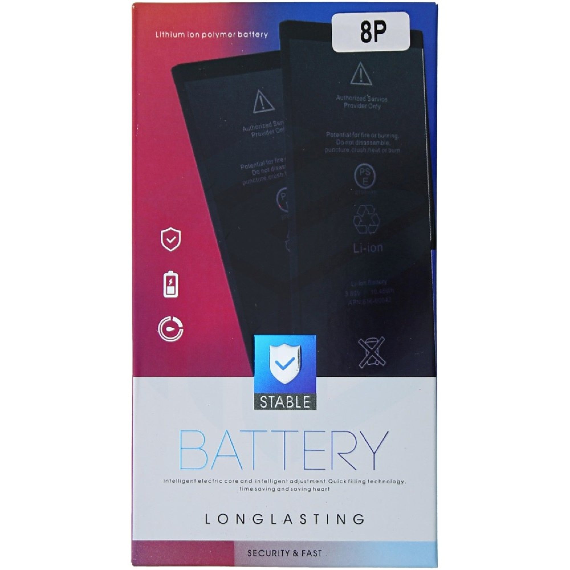 Batterie de remplacement iPhone 8 Plus - 2691 mAh - OEM