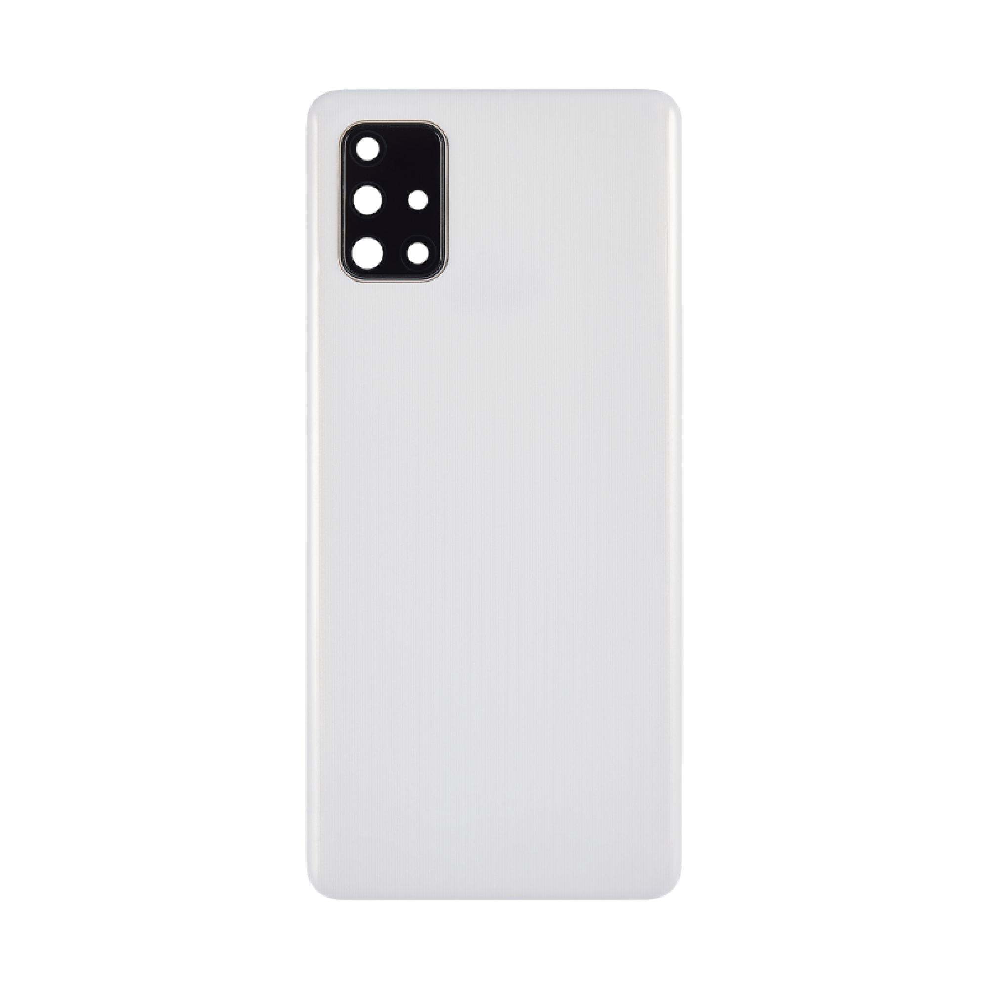Samsung Galaxy A71 A715 Vitre arrière Argent avec lentille - OEM