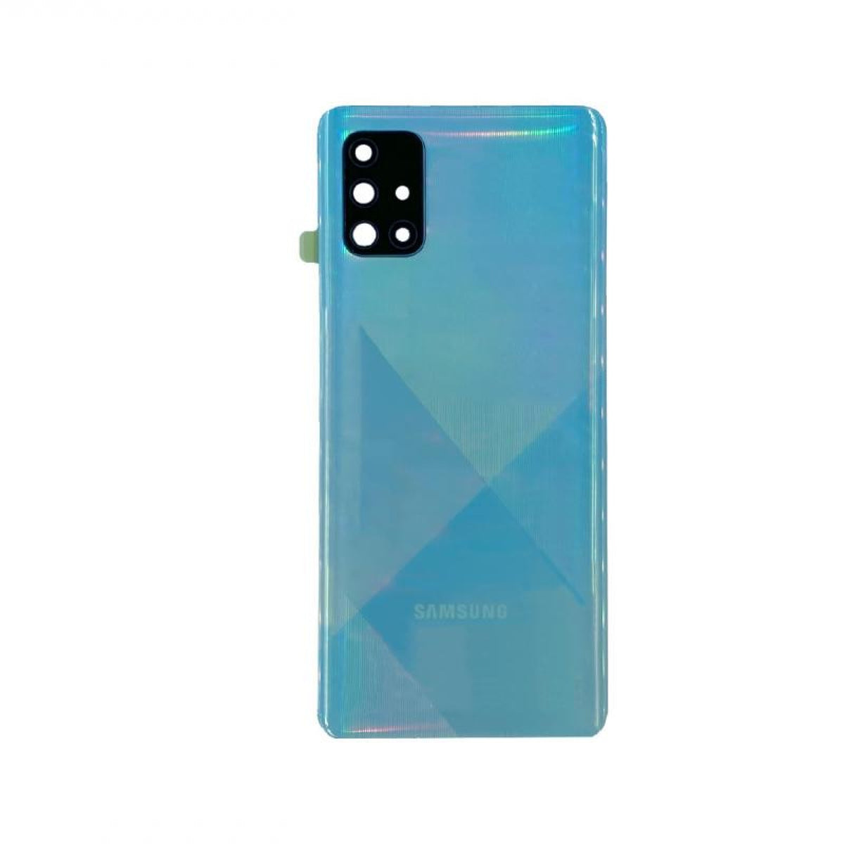 Samsung Galaxy A71 A715 Vitre arrière Bleu avec lentille - OEM