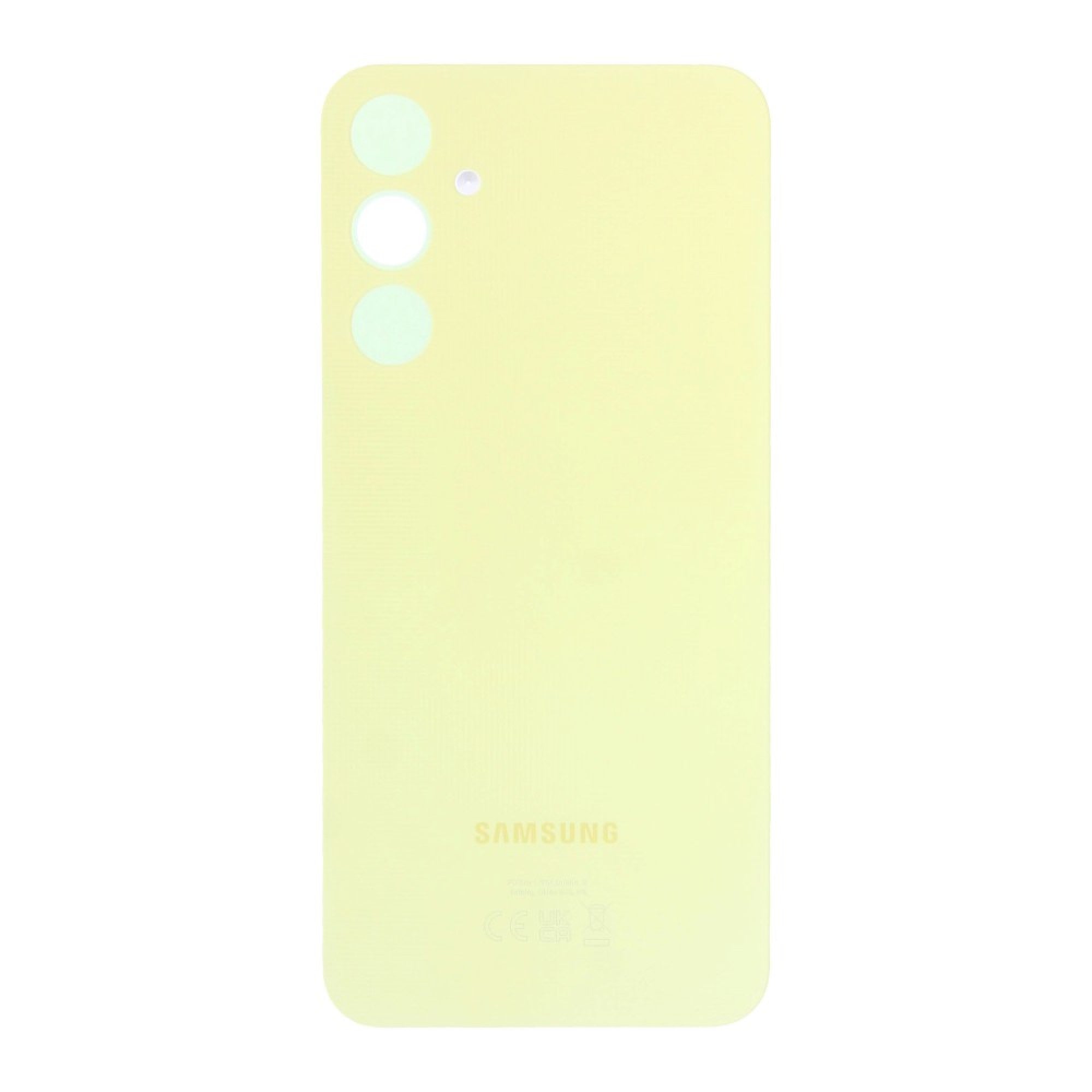 Vitre arrière Samsung Galaxy A25 A256B Personality Jaune sans lentille GH82-33053C – Original