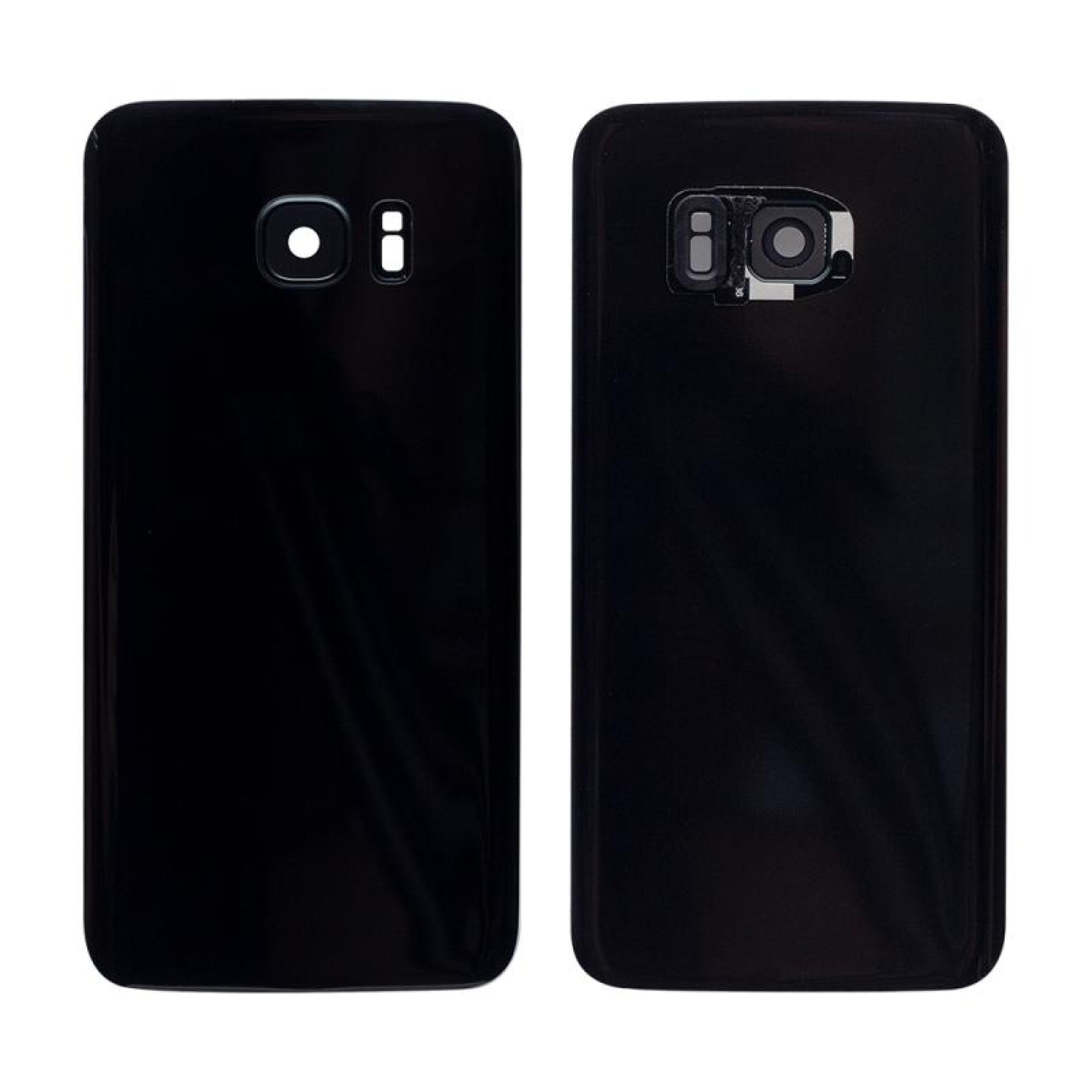 Samsung Galaxy S7 Edge G935 Vitre arrière noire avec lentille - OEM