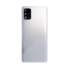 Samsung Galaxy A71 A715 Vitre arrière Argent avec lentille - OEM