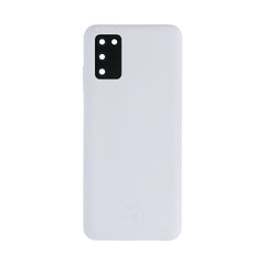 Vitre arrière Samsung Galaxy A03s A037F Blanche Avec Lentille - OEM
