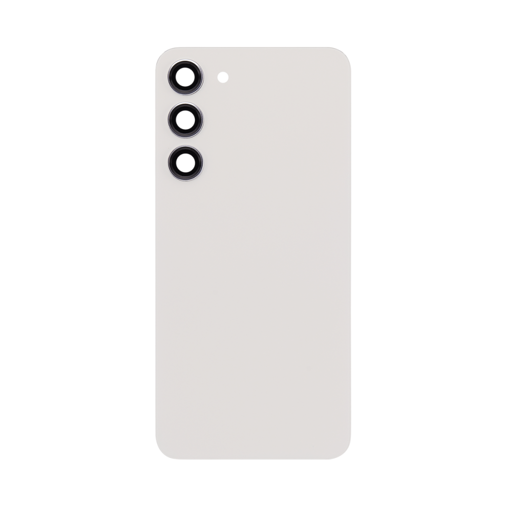 Vitre arrière Samsung Galaxy S23 Plus S916 Crème avec lentille - OEM