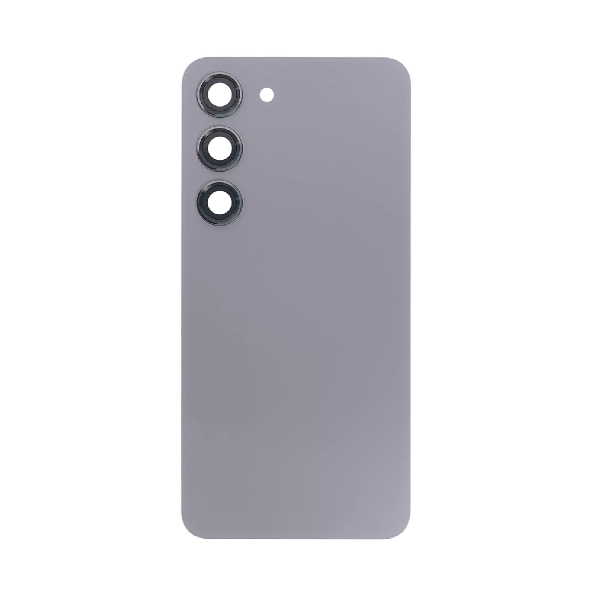 Vitre arrière Samsung Galaxy S23 S911 Graphite avec lentille - OEM