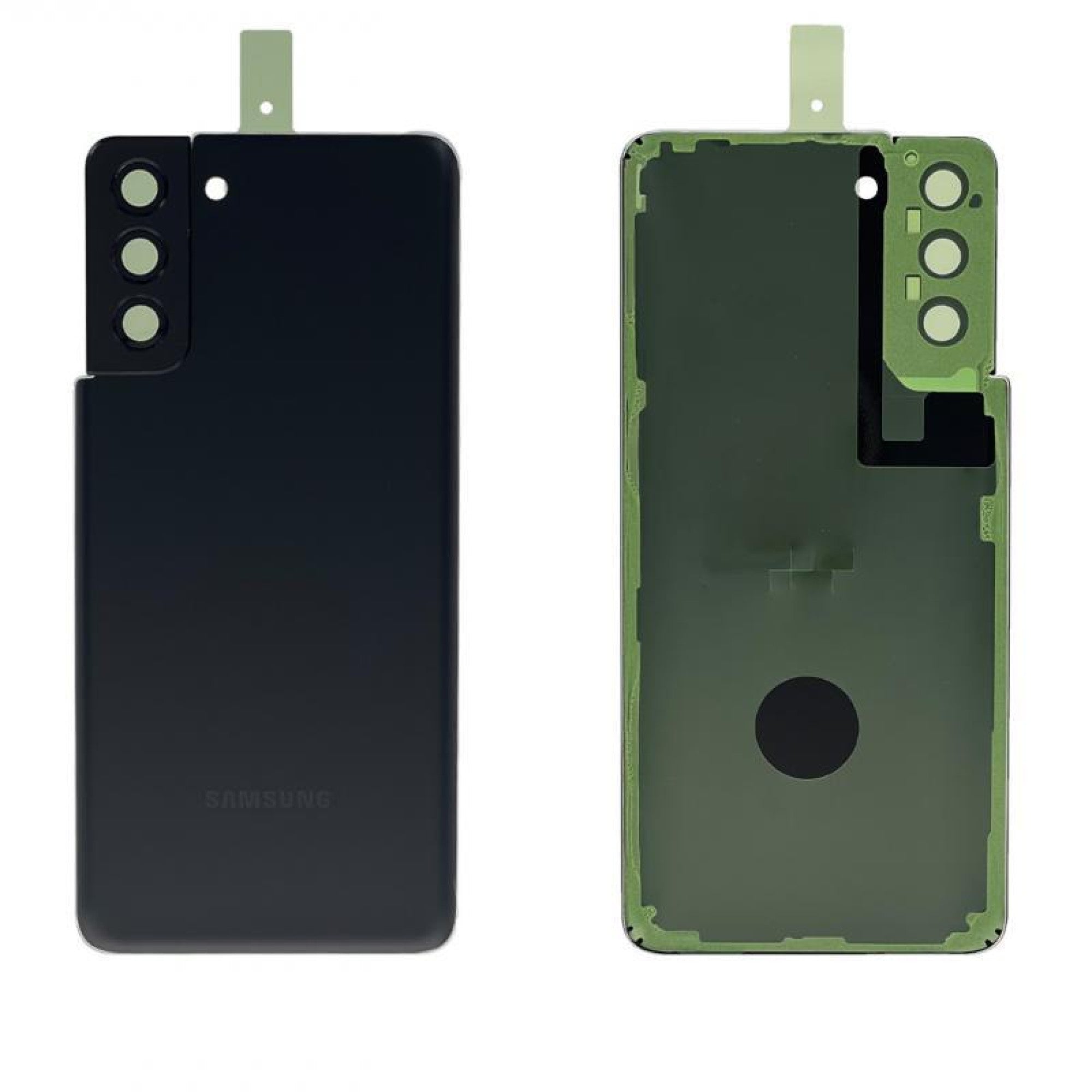 Vitre arrière originale Samsung Galaxy S21 Plus G996 Noir Phantom