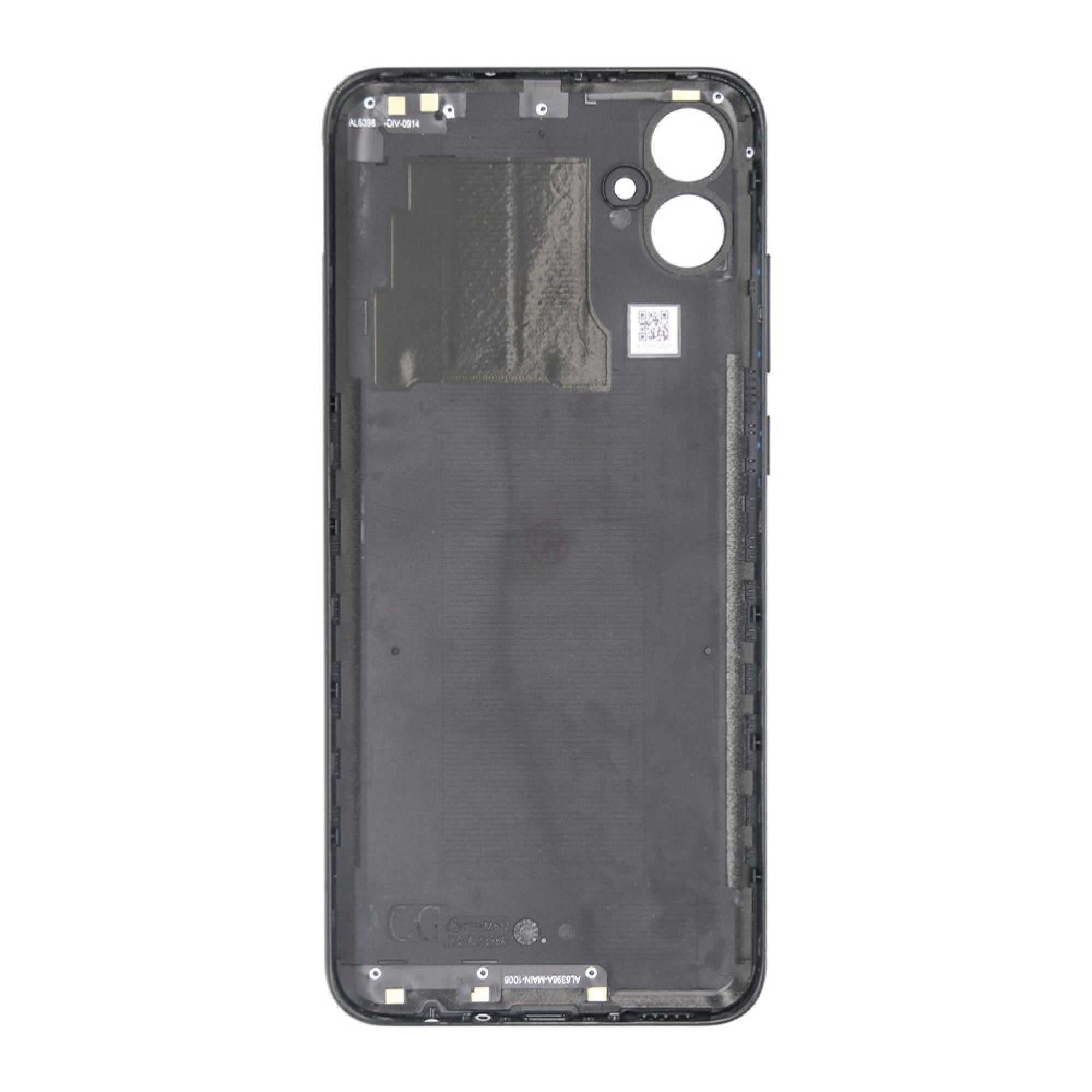 Vitre arrière Samsung Galaxy A04e A042F noire avec lentille - OEM