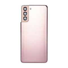 Vitre arrière originale Samsung Galaxy S21 Plus G996 Or Rose Avec lentille