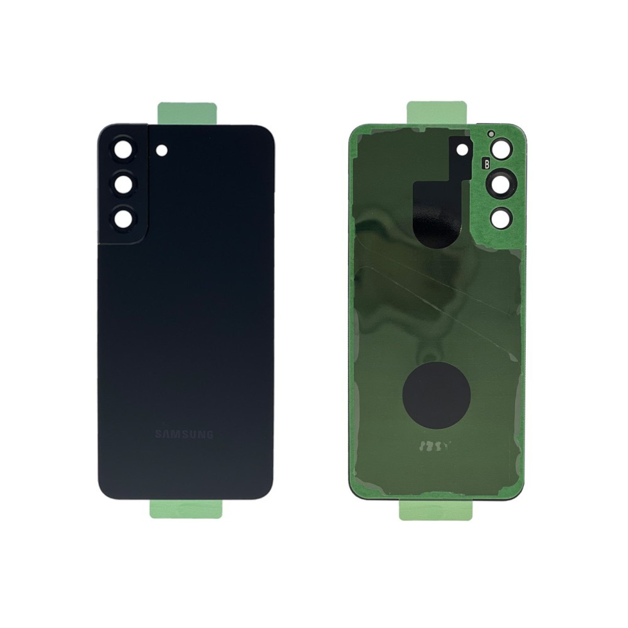 Vitre arrière Originale Samsung Galaxy S22 Plus S906 Phantom Black avec lentille