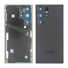 Vitre arrière Originale Samsung Galaxy S23 Ultra S918 Noir Phantom avec lentille