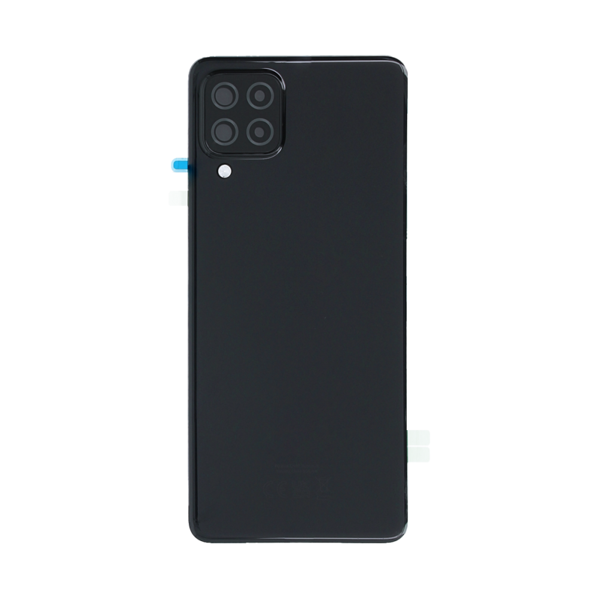 Vitre arrière Samsung Galaxy A22 A225 Noire avec lentille – OEM