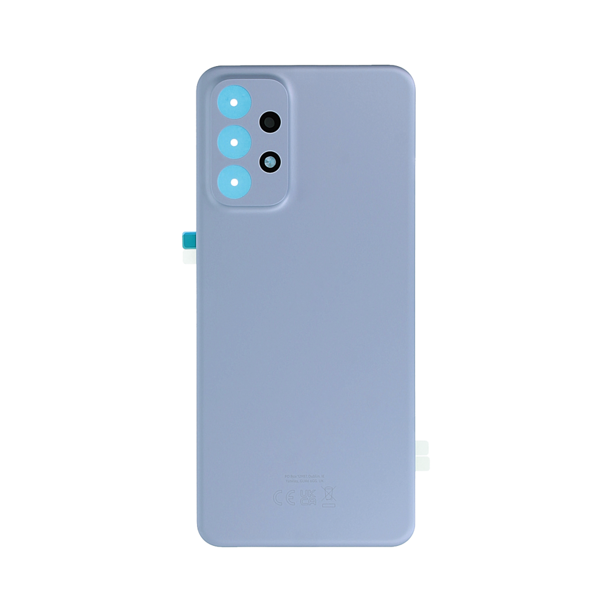 Vitre arrière Samsung Galaxy A23 5G A236B Bleue avec lentille – OEM