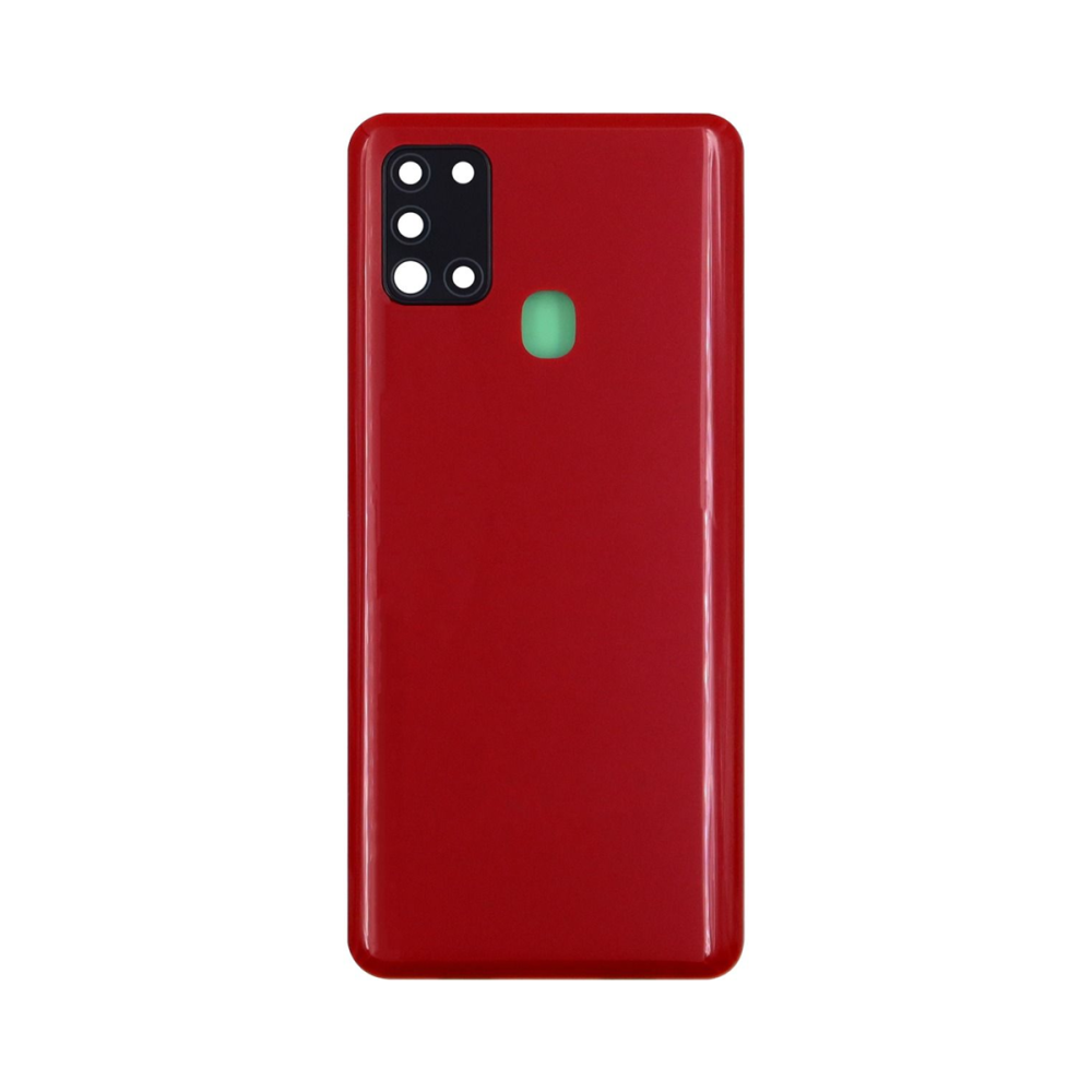 Vitre arrière Samsung Galaxy A21s A217F Rouge avec lentille – OEM