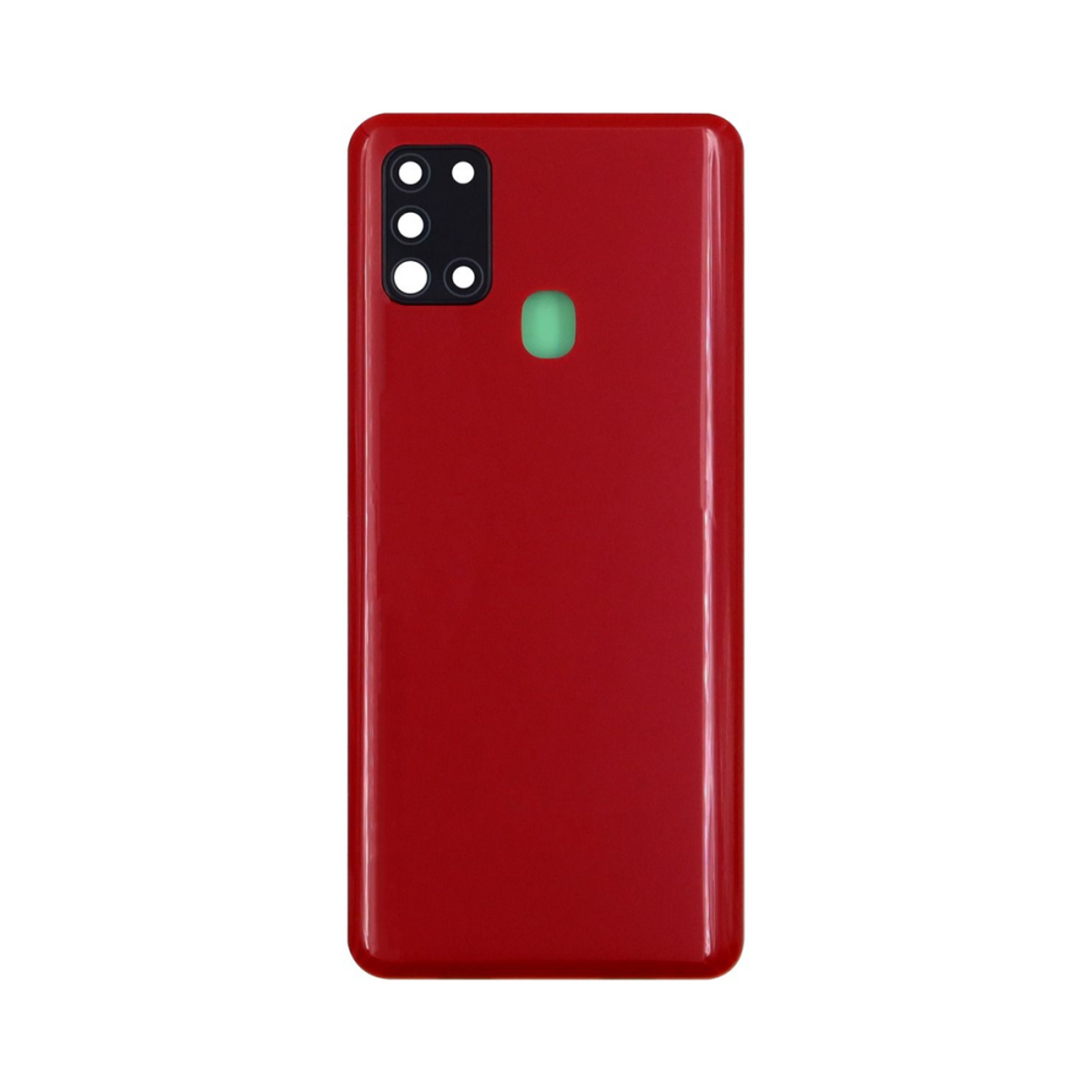 Vitre arrière Samsung Galaxy A21s A217F Rouge avec lentille – OEM