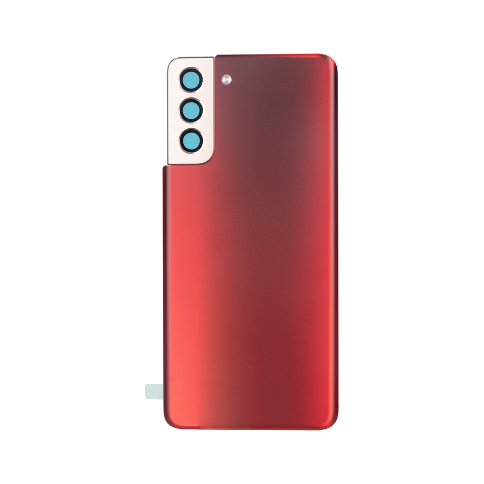 Vitre arrière Samsung Galaxy S21 Plus 5G G996 Rouge Phantom Avec lentille - OEM
